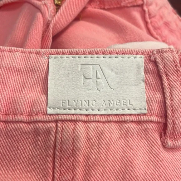 🔥FINAL🔥 NWT Flying Angel High Rise Loose Fit Denim Cargo Jeans - Picture 4 of 9